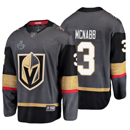 #3 Brayden McNabb Grey Home 2018 Stanley Cup Final Bound Breakaway Player Jersey