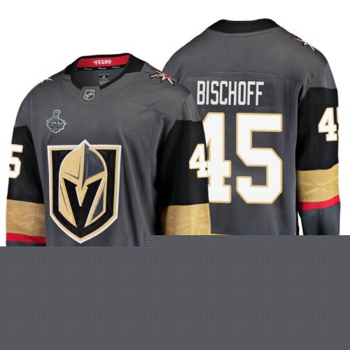 #45 Jake Bischoff Grey Home 2018 Stanley Cup Final Bound Breakaway Player Jersey