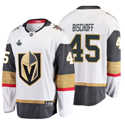 #45 Jake Bischoff 2018 Stanley Cup Final Breakaway Road White Jersey