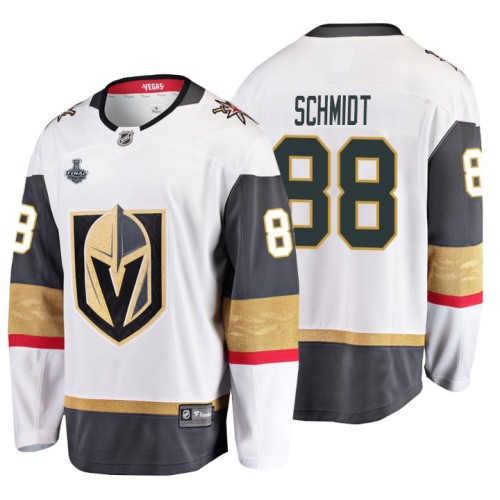 #88 Nate Schmidt 2018 Stanley Cup Final Breakaway Road White Jersey