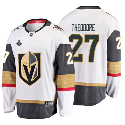 #27 Shea Theodore 2018 Stanley Cup Final Breakaway Road White Jersey
