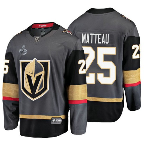 #25 Stefan Matteau Grey Home 2018 Stanley Cup Final Bound Breakaway Player Jersey