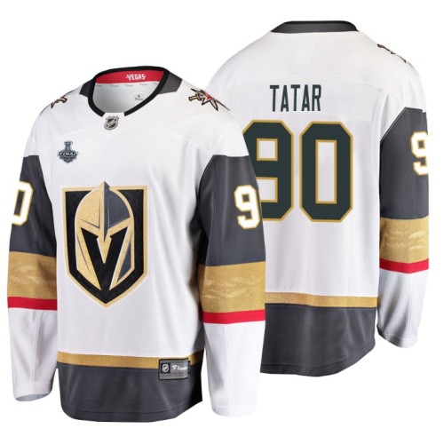 #90 Tomas Tatar 2018 Stanley Cup Final Breakaway Road White Jersey