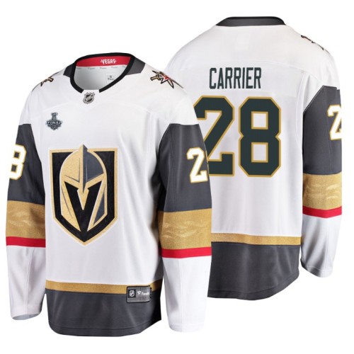 #28 William Carrier 2018 Stanley Cup Final Breakaway Road White Jersey