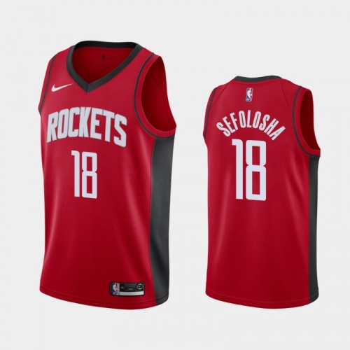 Men's Houston Rockets #18 Thabo Sefolosha Red 2019-20 Icon Jersey