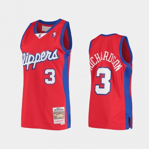 Los Angeles Clippers #3 Quentin Richardson Red 2001 Hardwood Classics Statement Edition Jersey