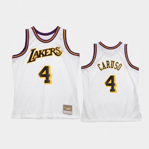 Men's Los Angeles Lakers #4 Alex Caruso White Reload 2.0 Jersey