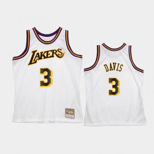 Men's Los Angeles Lakers #3 Anthony Davis White Reload 2.0 Jersey