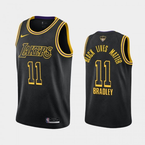 Los Angeles Lakers Avery Bradley #11 Black 2020 NBA Finals Bound Black Lives Matter Mamba Edition Jersey