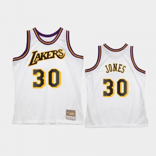 Men's Los Angeles Lakers #30 Damian Jones White Reload 2.0 Jersey