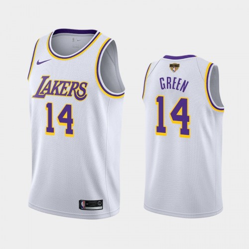 Los Angeles Lakers Danny Green #14 White 2020 NBA Finals Bound Association Jersey