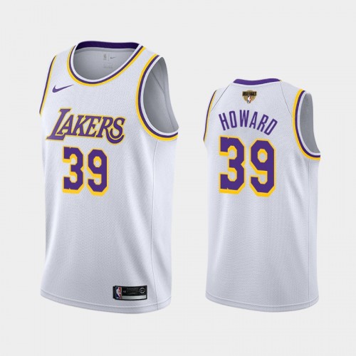 Los Angeles Lakers Dwight Howard #39 White 2020 NBA Finals Bound Association Jersey