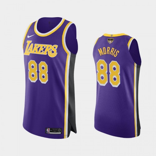 Los Angeles Lakers Markieff Morris #88 Purple 2020 NBA Finals Bound Statement Authentic Jersey