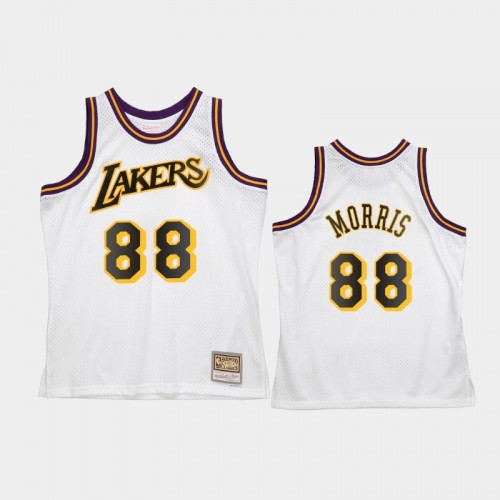 Men's Los Angeles Lakers #88 Markieff Morris White Reload 2.0 Jersey