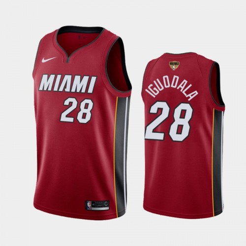 Miami Heat Andre Iguodala #28 Red 2020 NBA Finals Bound Statement Jersey