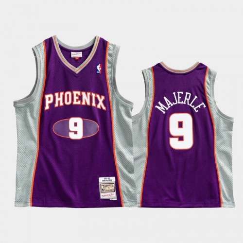 Phoenix Suns #9 Dan Majerle Purple 2001-02 Hardwood Classics Authentic Jersey