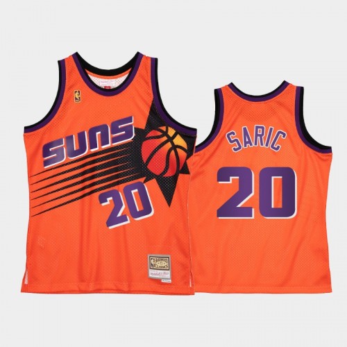 Men's Phoenix Suns #20 Dario Saric Orange Reload 2.0 Jersey