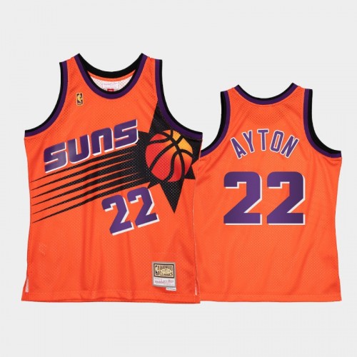Men's Phoenix Suns #22 Deandre Ayton Orange Reload 2.0 Jersey