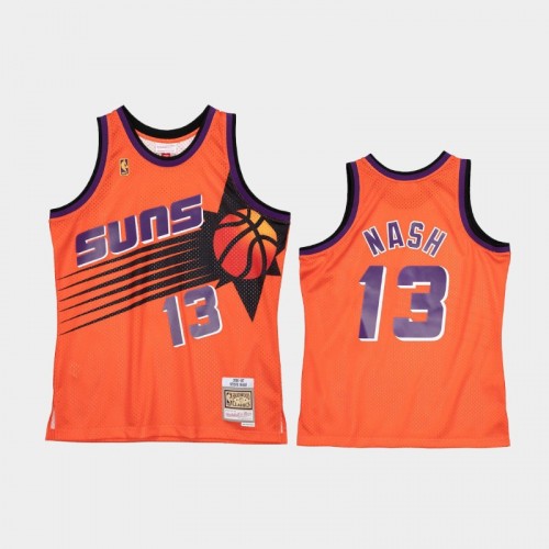 Men's Phoenix Suns #13 Steve Nash Orange 1996-97 Reload 2.0 Jersey