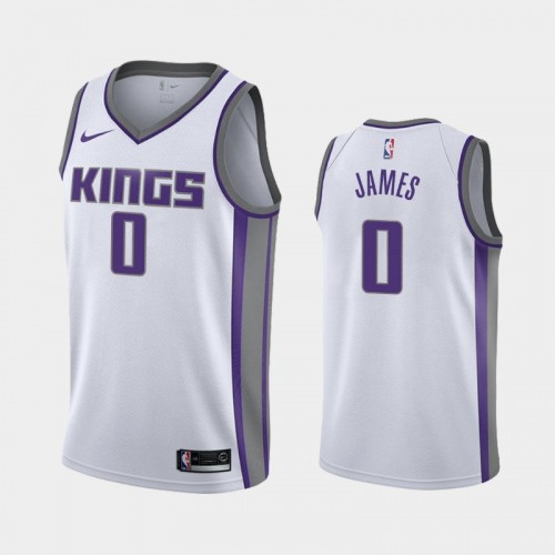 Men's Sacramento Kings #0 Justin James White Association Jersey - 2019 NBA Draft
