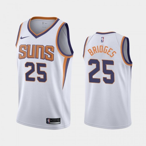 Men's Phoenix Suns #25 Mikal Bridges White 2019 season Association Jersey