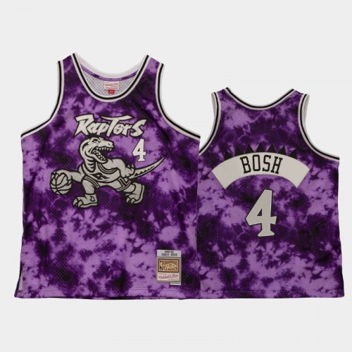 Men's Toronto Raptors #4 Chris Bosh Purple Galaxy Jersey