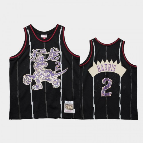 Toronto Raptors #2 Jalen Harris Black 2021 Lunar New Year OX Jersey