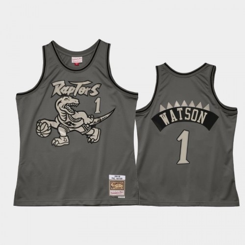 Toronto Raptors #1 Paul Watson Gray Metal Works Jersey