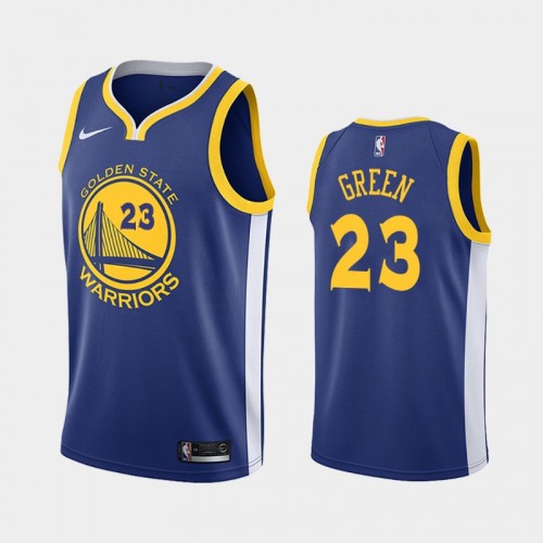 Men's Golden State Warriors #23 Draymond Green Blue Icon Jersey