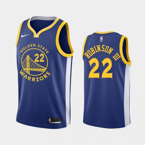 Men's Golden State Warriors #22 Glenn Robinson III Royal 2019 season Icon Jersey