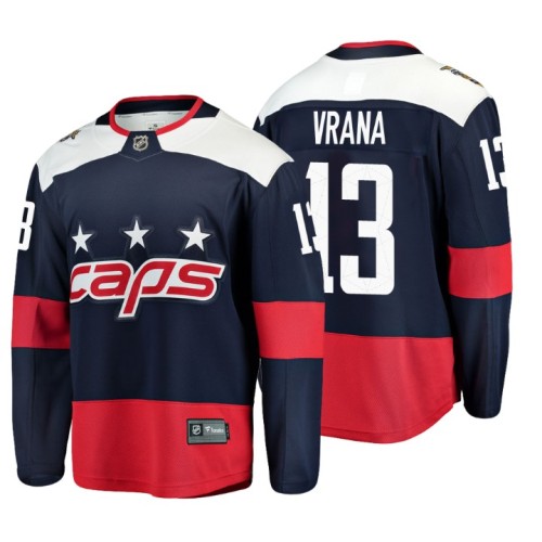 #13 Jakub Vrana 2018 Stadium Series Breakaway Navy Jersey Fanatics