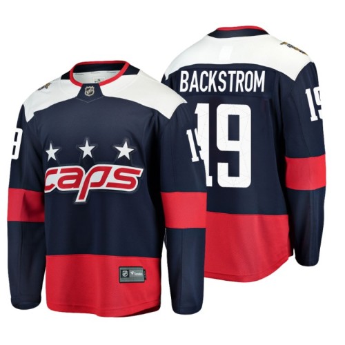 #19 Nicklas Backstrom 2018 Stadium Series Breakaway Navy Jersey Fanatics