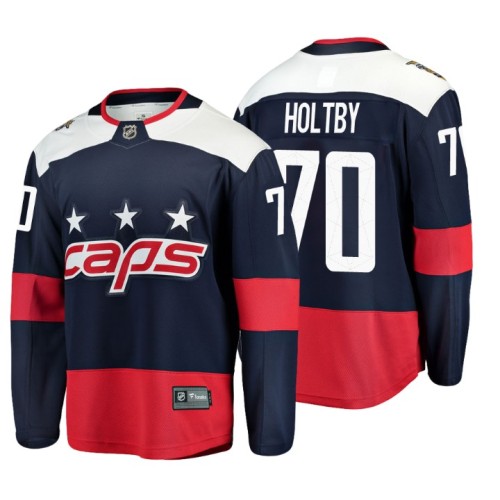 #70 Braden Holtby 2018 Stadium Series Breakaway Navy Jersey Fanatics