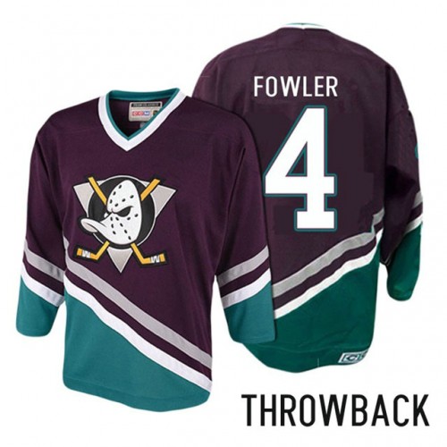 #4 Cam Fowler Purple Anniversary Throwback Jersey