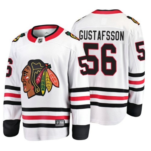 Erik Gustafsson Fanatics Branded Breakaway White Away Jersey