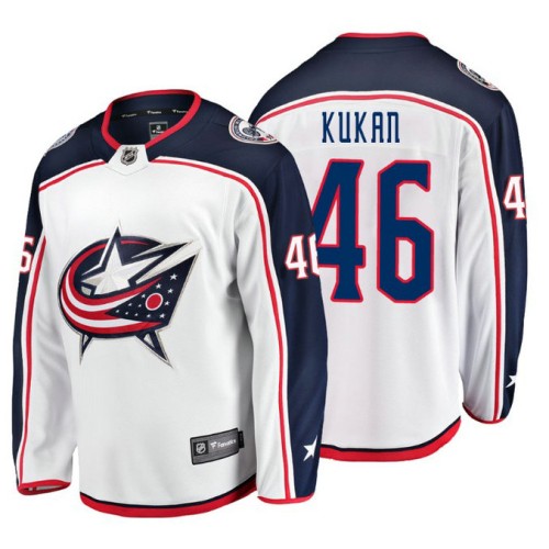 Dean Kukan Fanatics Branded Breakaway White Away Jersey
