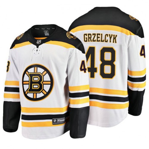 Matt Grzelcyk Fanatics Branded Breakaway White Away Jersey