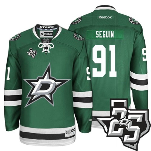 #91 Tyler Seguin Green 1995-2017 25th Anniversary Home Jersey