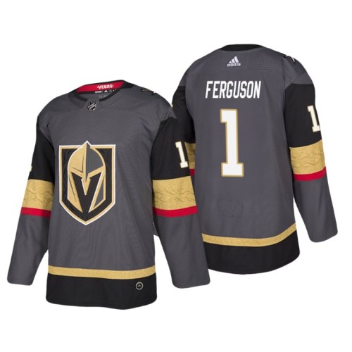 #1 Dylan Ferguson Home Authentic Player Grey jersey