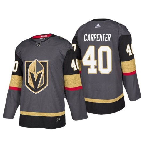 #40 Ryan Carpenter Home Authentic Player Grey jersey