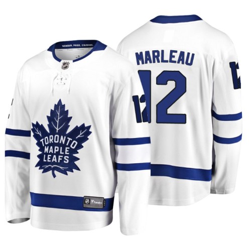 #12 Patrick Marleau 2018 Fanatics Branded Breakaway White Away jersey