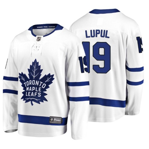 #19 Joffrey Lupul 2018 Fanatics Branded Breakaway White Away jersey