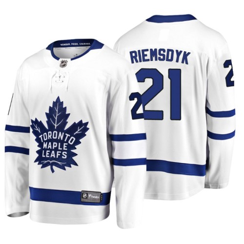 #21 James Van Riemsdyk 2018 Fanatics Branded Breakaway White Away jersey