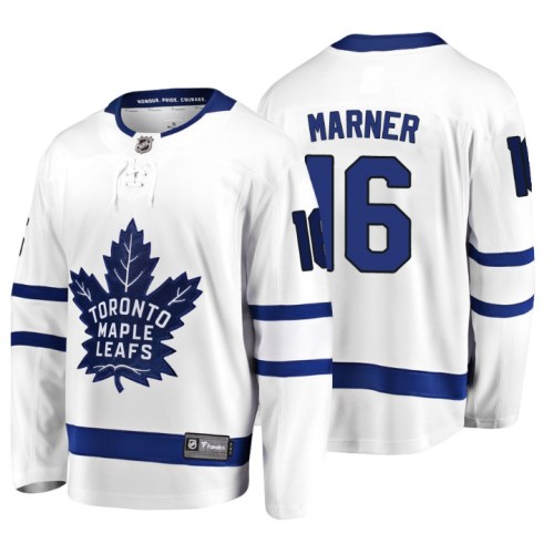 #16 Mitchell Marner 2018 Fanatics Branded Breakaway White Away jersey