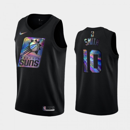 Phoenix Suns #10 Jalen Smith Black Iridescent Holographic Limited Edition Jersey