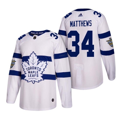 #34 Auston Matthews 2018 Stadium Series Jersey