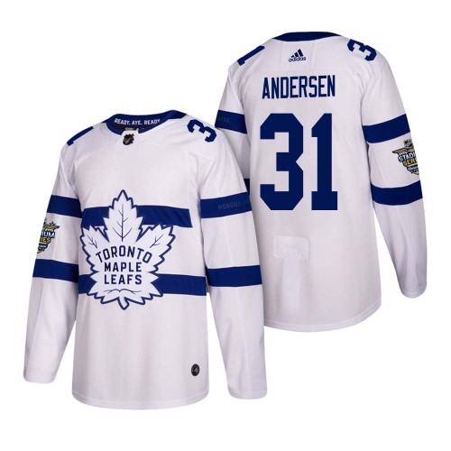 #31 Frederik Andersen 2018 Stadium Series Jersey