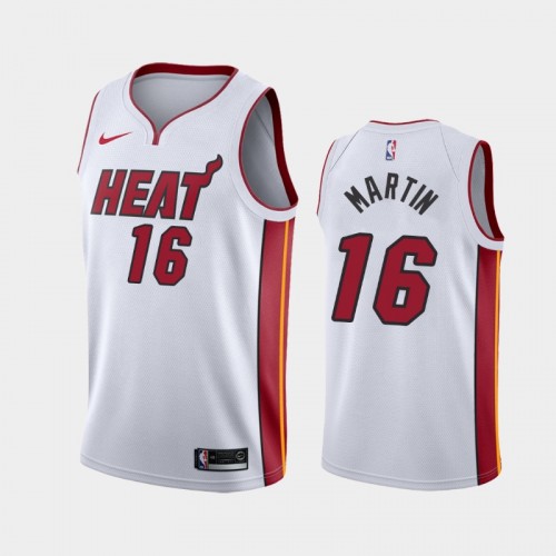 Miami Heat Caleb Martin Men #16 Association Edition White Jersey