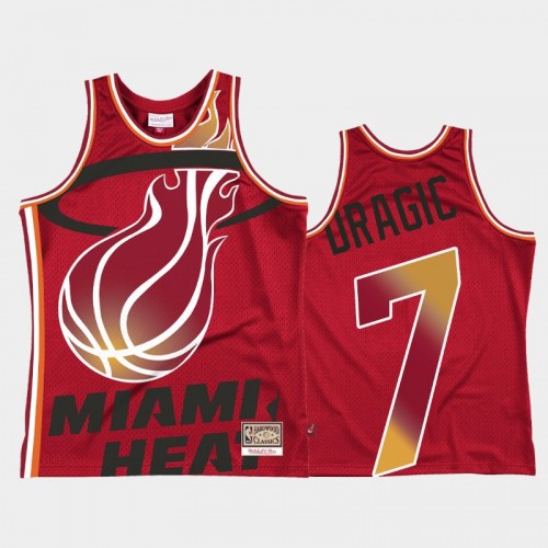 Miami Heat #7 Goran Dragic Red Blown Out Jersey
