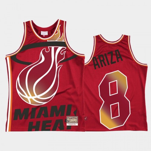 Miami Heat #8 Trevor Ariza Red Blown Out Jersey